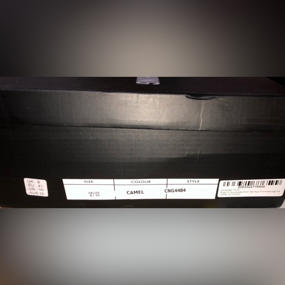 Pretty little things Wide Fit Faux Suede Point Toe Knee High Boots New PLT - Picture 7 of 7